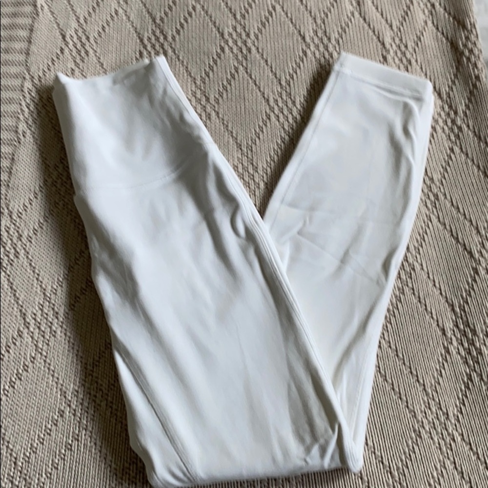 Rare White Lululemon Align 25 Length.